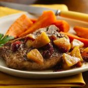 Slow Cooker Pork Chops with Apple Chutney