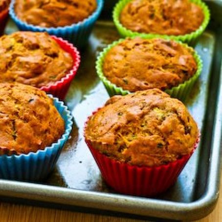Whole Wheat Zucchini Muffins