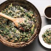 Original Joe's Spinach, Beef, and Egg Hash Recipe | SAVEUR