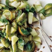 GREEN TOMATO & HONEYDEW MELON SALAD