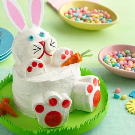 Easter Bunny Rabbit Cake