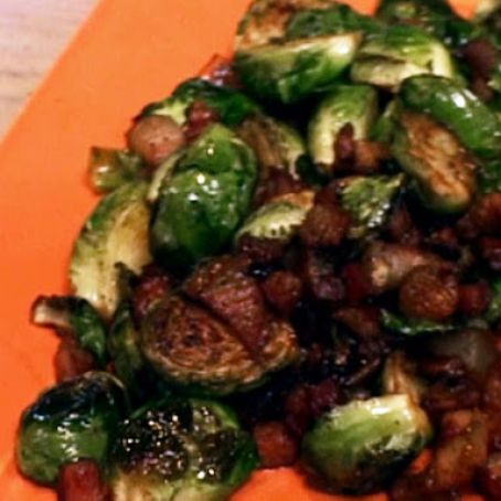 Roasted Brussels Sprouts with Pancetta - Bobby Flay