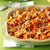 PEPPERONI MACARONI BAKE