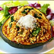 Veggie 'n Quinoa Stuffed Acorn Squash