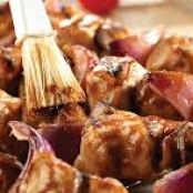 BBQ Teriyake Pork Kabobs