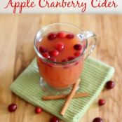 {Crock Pot} Apple Cranberry Cider