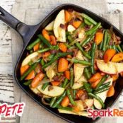 Sweet & Spicy Green Beans and Carrots