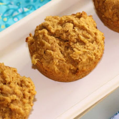 MIGHTY MOIST PEANUT BUTTER BANANA MUFFINS