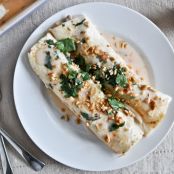 Thai Chicken Enchiladas