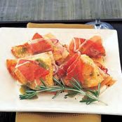Prosciutto di Parma-Black Pepper Quesadillas with Rosemary Oil