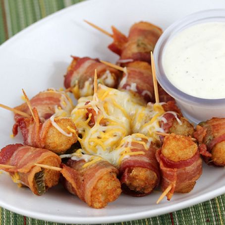 Bacon Wrapped Tater Tots