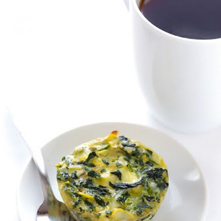 Easy Spinach Artichoke Quiche Cups