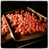 Cherry Tomatoes - Frozen then Roasted