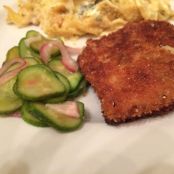 Pork Schnitzel with Quick Pickles
