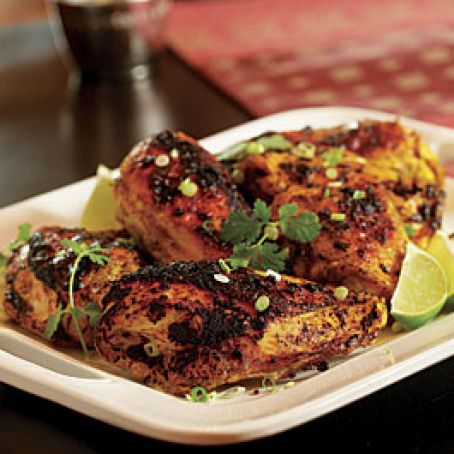 Indian-Spiced Chicken with Lime & Cilantro