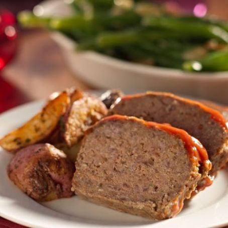 Mom's Recipe:Favorite Glazed Meatloaf
