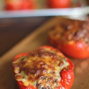Italian-Style Stuffed Red Peppers