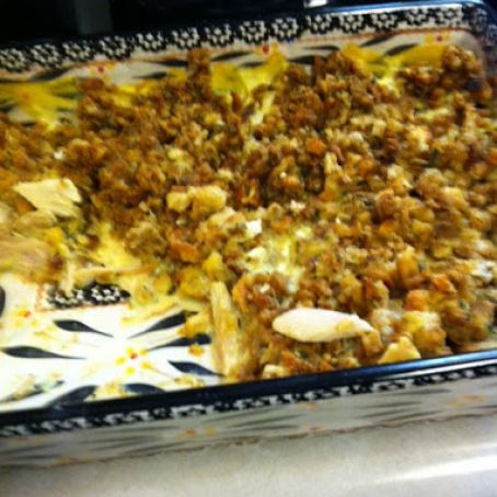 Turkey Stuffing Casserole