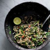 Thai Herbs and Pork Salad