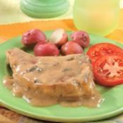 Mushroom Garlic Pork Chops