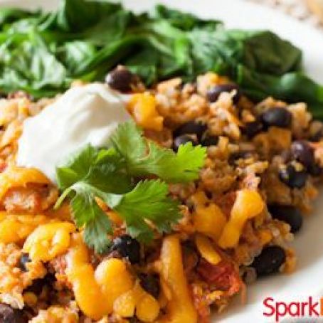Quinoa-Black Bean Casserole