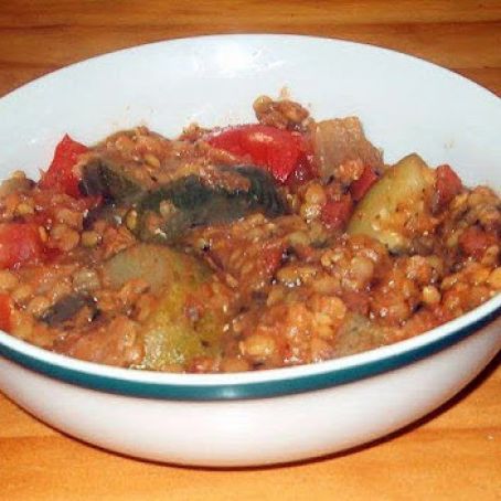 Ratatouille with Lentils