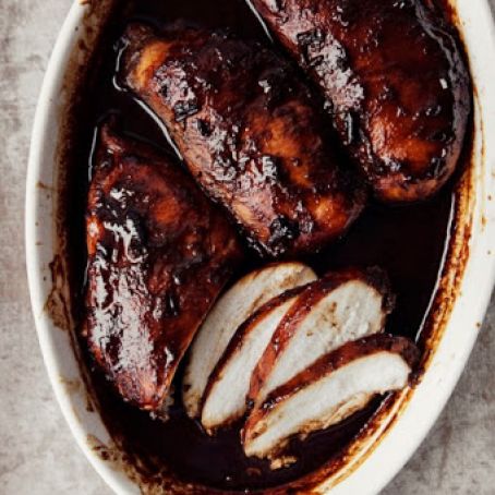 Glazed Chicken with Honey and Soy
