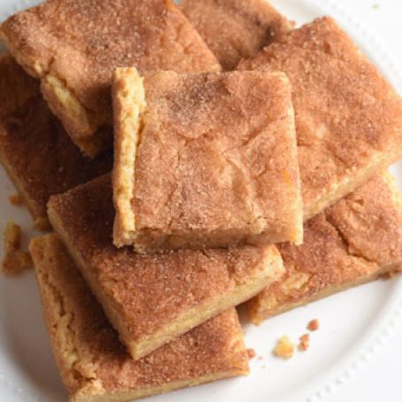 Chewy Snickerdoodle Bars