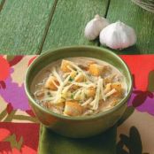 Meals (Crouton-Topped Garlic Soup)