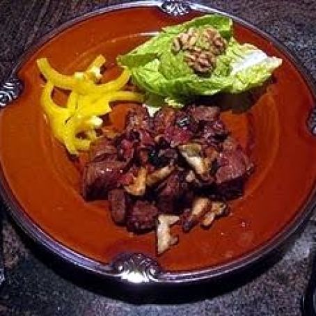 Paleo Bacon Shitake Lamb Chops w/ Walnut Guacamole