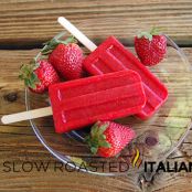 Strawberry Popsicles