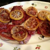 Pork Scaloppine with Prosciutto, Sage & Caramelized Lemon