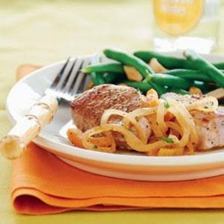 Pork Medallions with Apricot-Orange Sauce