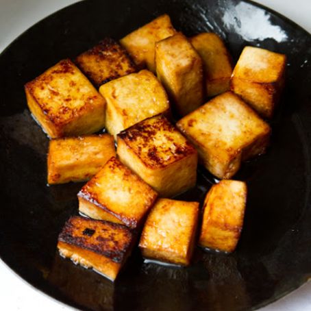 Sunrise Citrus Seared Tofu Cubes
