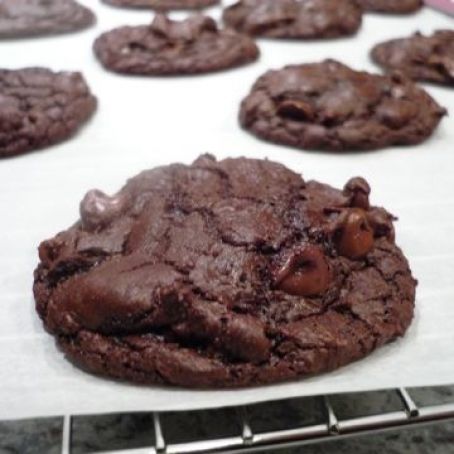 BEST EVER Double Chocolate Chunk Cookies