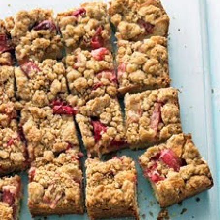 Rhubarb Crumb Bars