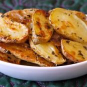 Herb Garlic Roast Potatoes