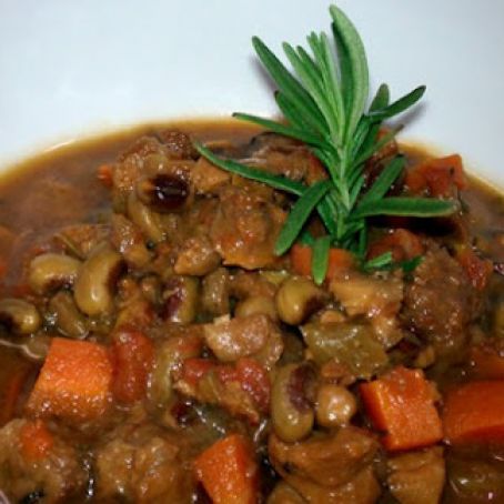 Slow Cooker Vegan Cassoulet