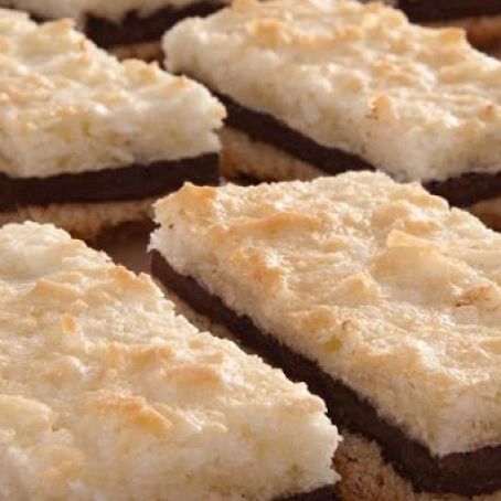 Chocolate Macaroon Layered Bars