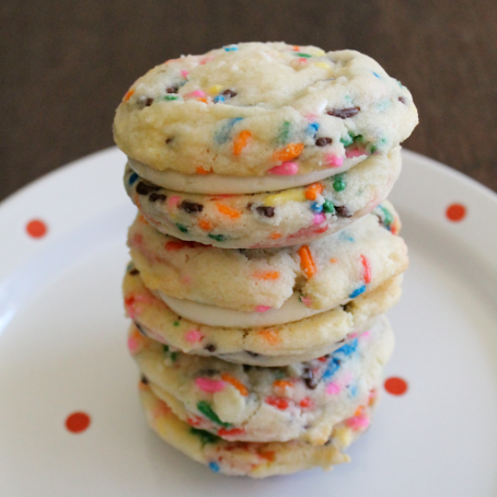 Funfetti Cookie Sandwiches