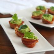 Mini Bacon Guacamole Cups