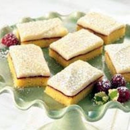 Lemon-Raspberry Cream Bars