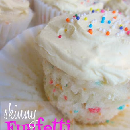 Skinny Funfetti Cupcakes Recipe: