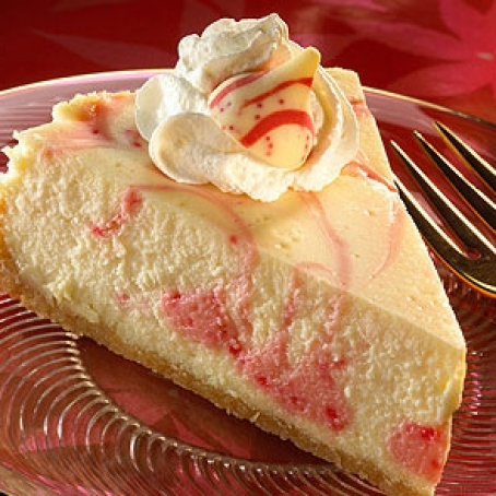 Candy Cane Swirl Cheesecake