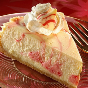 Candy Cane Swirl Cheesecake