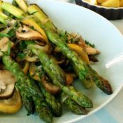 Roasted Lemon Asparagus
