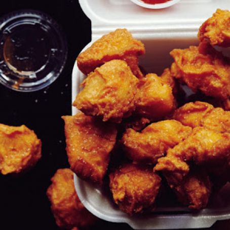 Chicken Nuggets (Homemade) & 3 Sauces