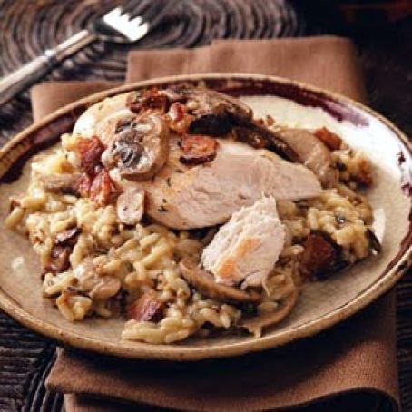 Crockpot Herbed Chicken with Wild Rice