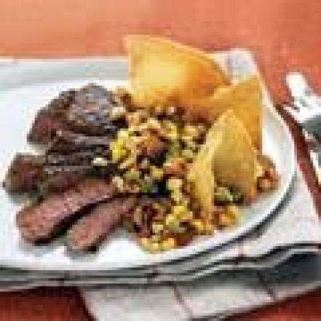 Chipotle Steak and Corn Salsa