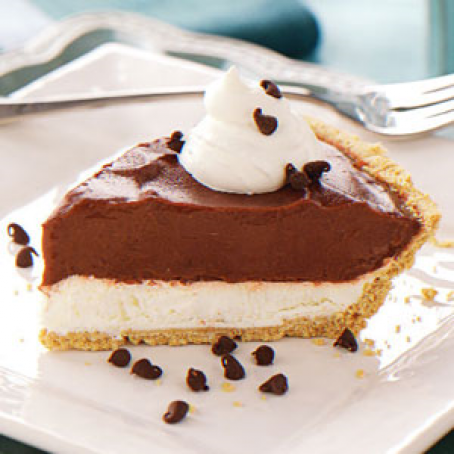CHOCOLATE CREAM CHEESE PIE